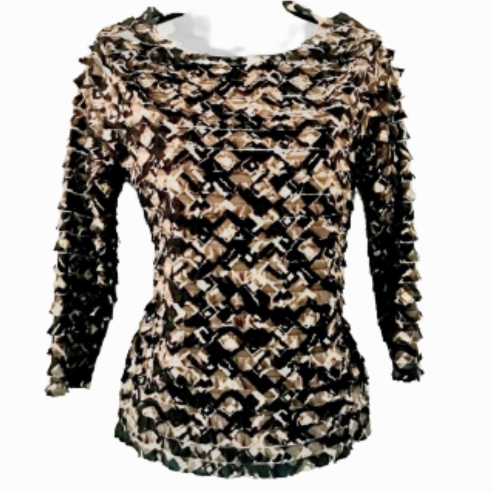 Coldwater Creek Ruffled Layered Top